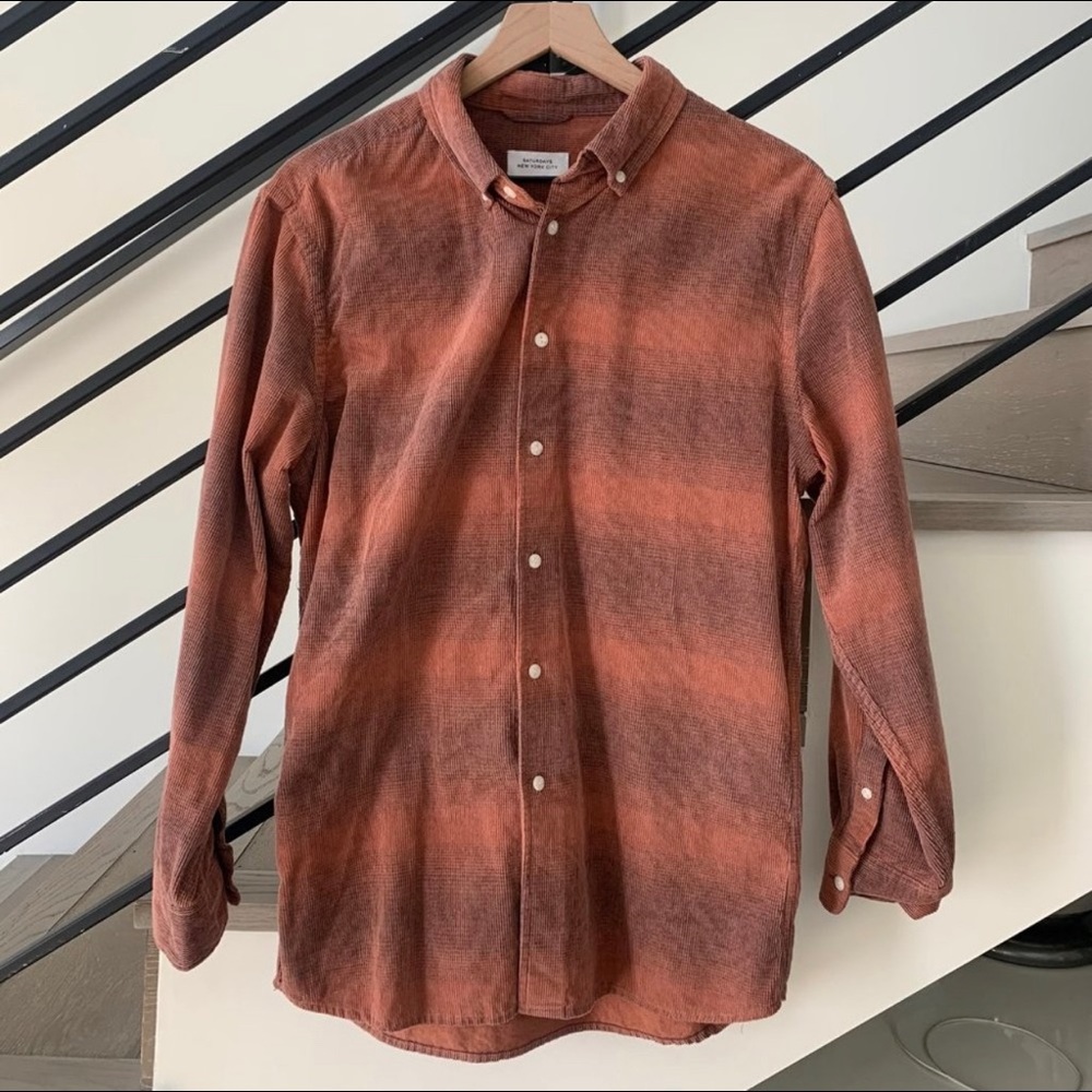 Saturday's New York City Men's Corduroy Shirt